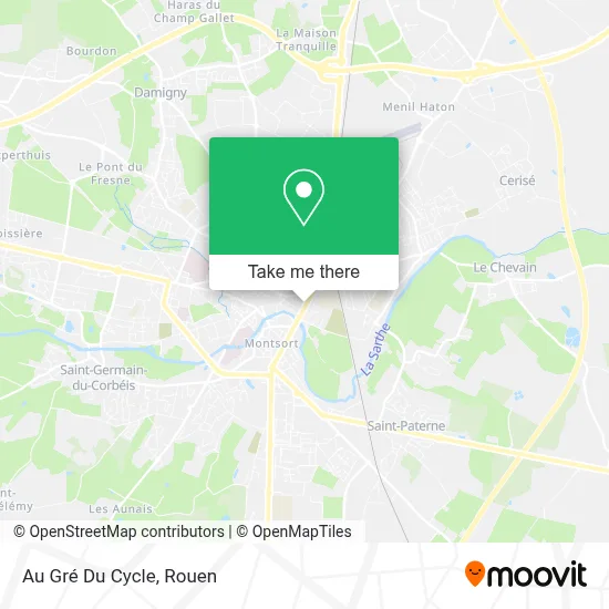 Au Gré Du Cycle map