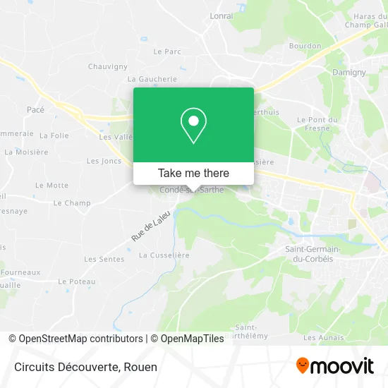 Circuits Découverte map