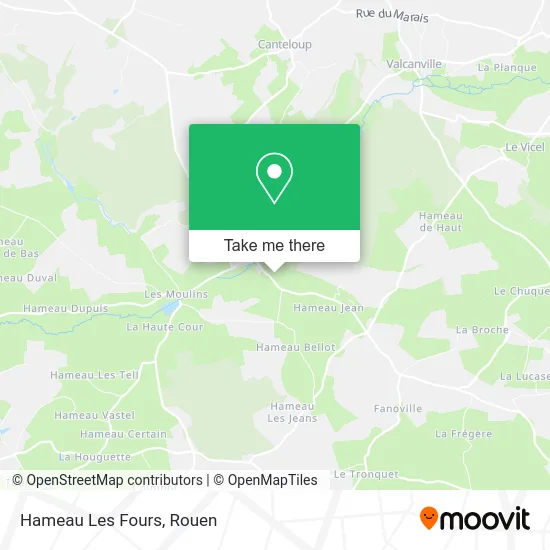 Hameau Les Fours map