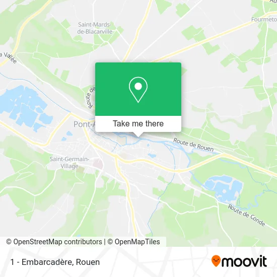 1 - Embarcadère map