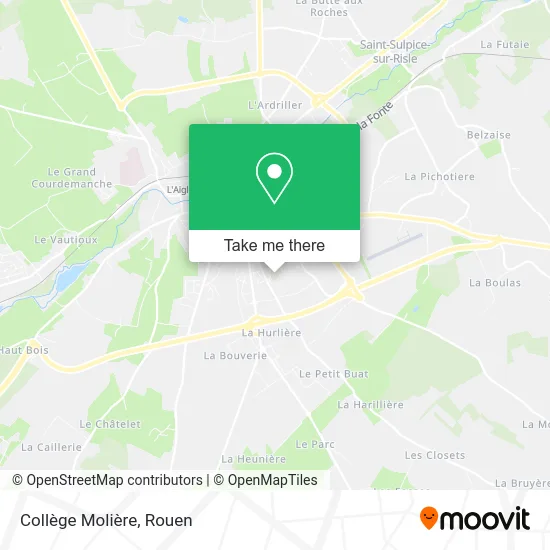 Collège Molière map