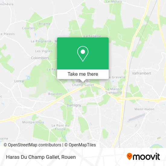 Haras Du Champ Gallet map