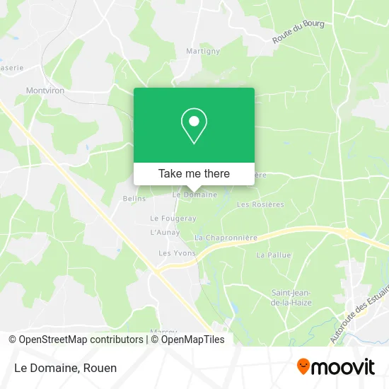 Le Domaine map