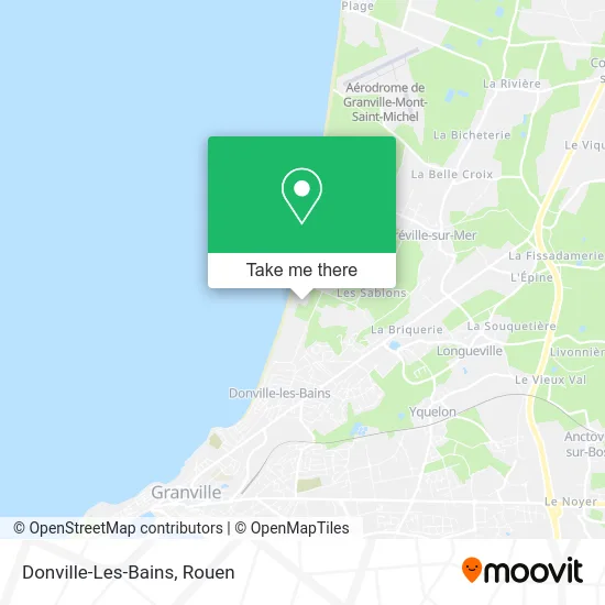 Donville-Les-Bains map