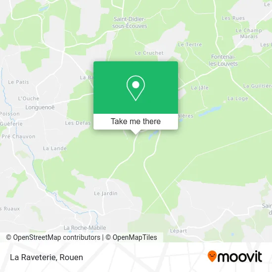 La Raveterie map