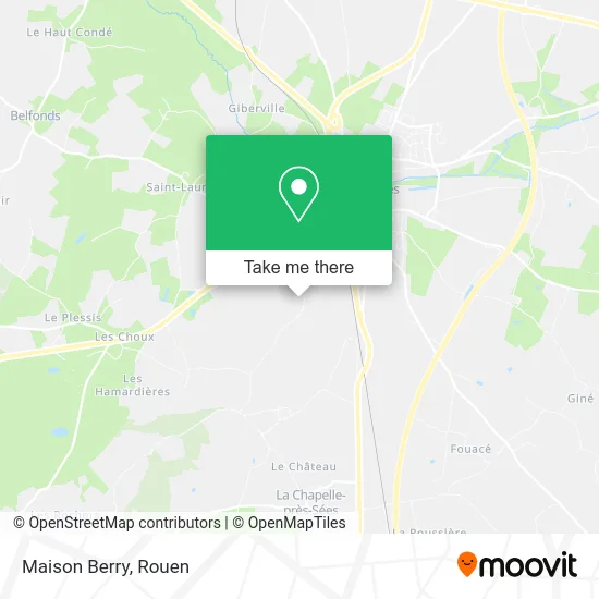 Maison Berry map