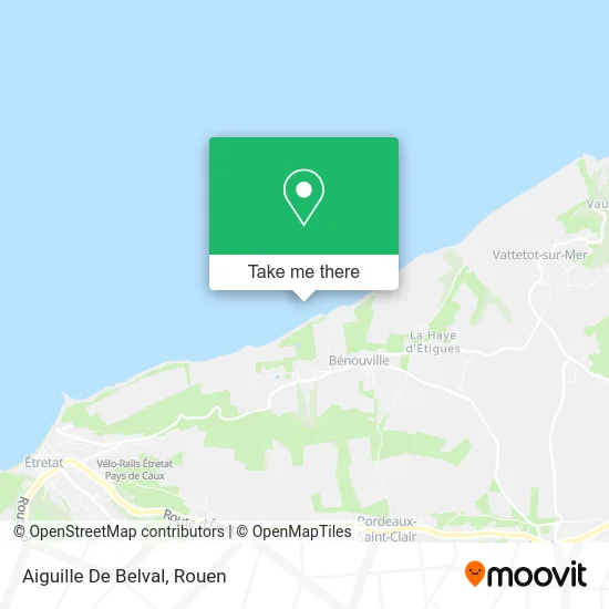 Aiguille De Belval map