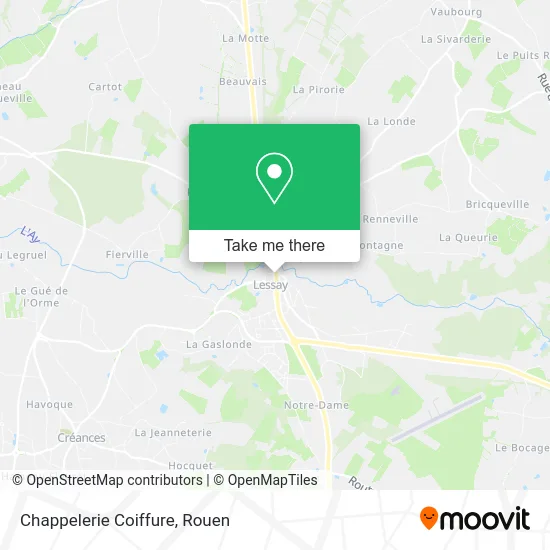 Chappelerie Coiffure map