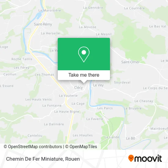 Chemin De Fer Miniature map