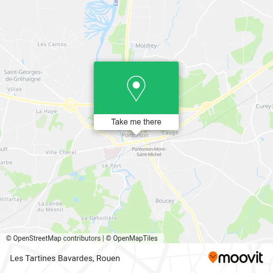 Les Tartines Bavardes map