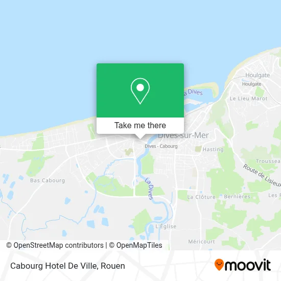 Cabourg Hotel De Ville map