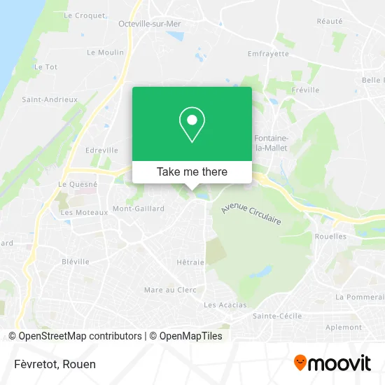 Fèvretot map