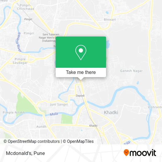 Mcdonald's map