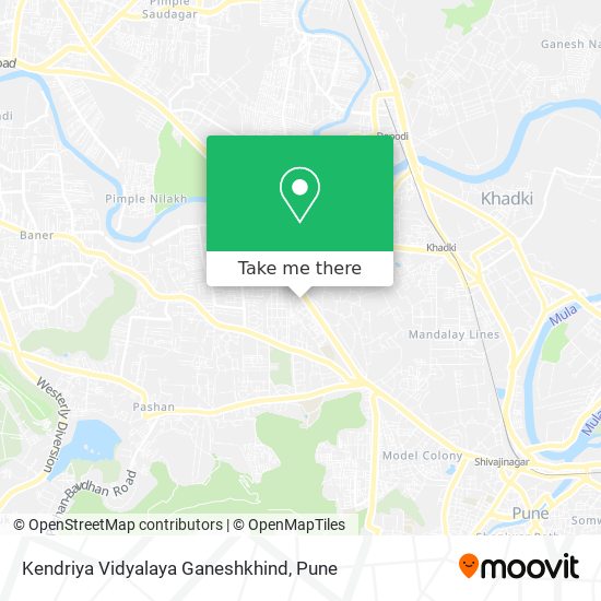 Kendriya Vidyalaya Ganeshkhind map