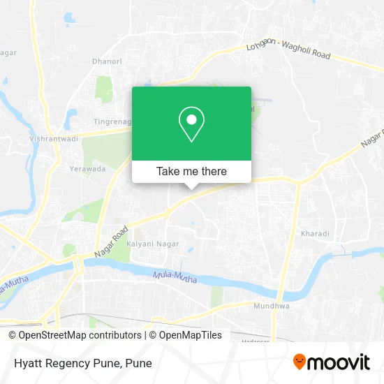 Hyatt Regency Pune map