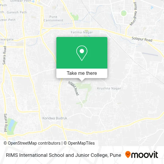 Rims International School And Junior College map