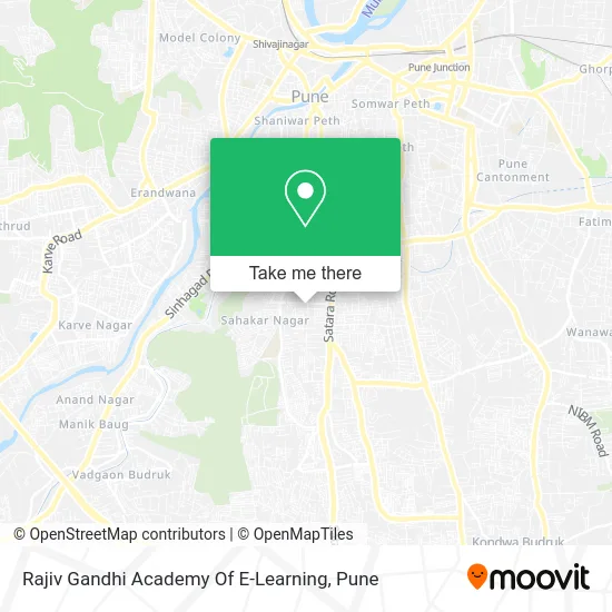 Rajiv Gandhi Academy Of E-Learning map