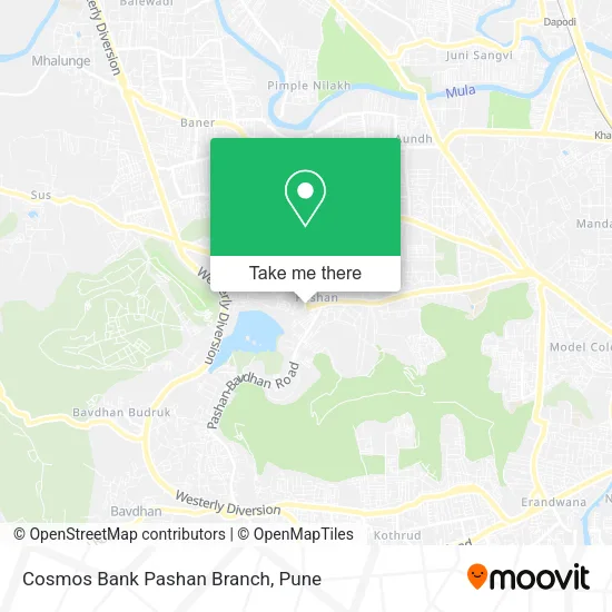 Cosmos Bank Pashan Branch map