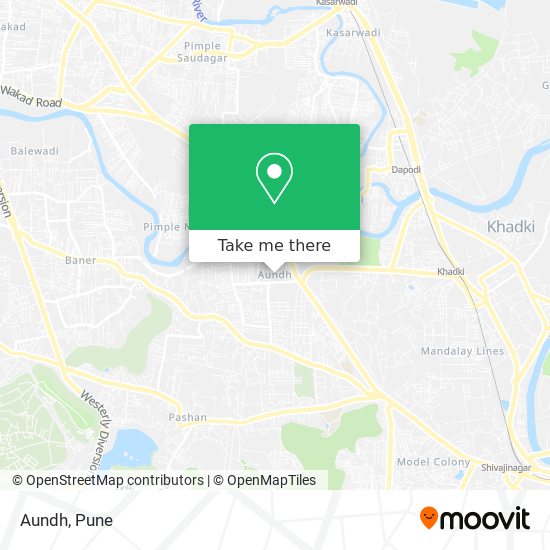 Aundh map