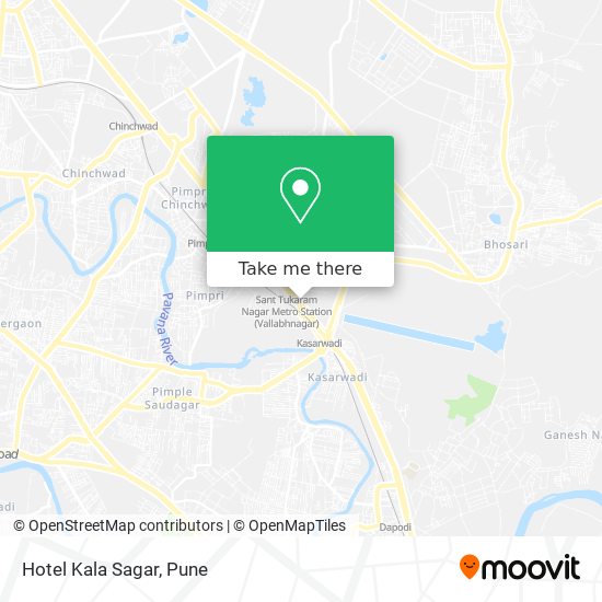 Hotel Kala Sagar map