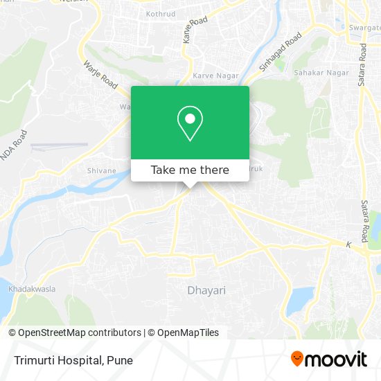 Trimurti Hospital map