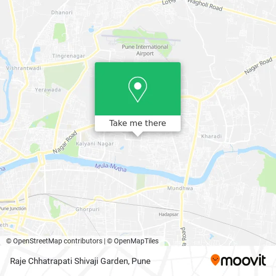 Raje Chhatrapati Shivaji Garden map