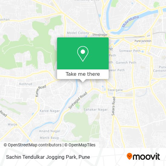 Sachin Tendulkar Jogging Park map