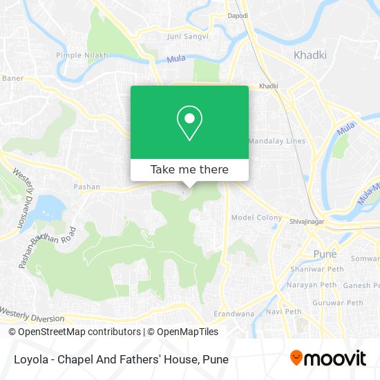 Loyola - Chapel And Fathers' House map