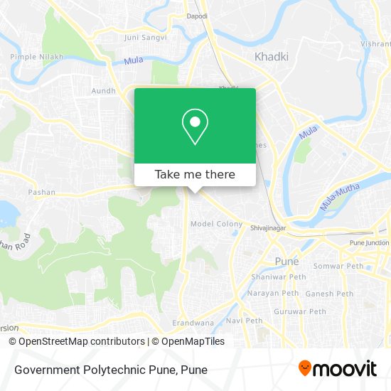 Government Polytechnic Pune map