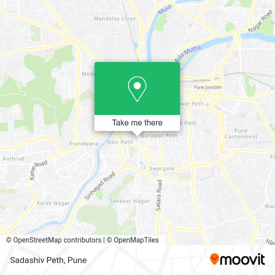 Sadashiv Peth map