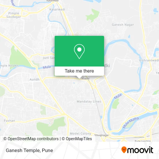 Ganesh Temple map