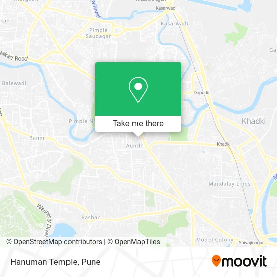 Hanuman Mandir map