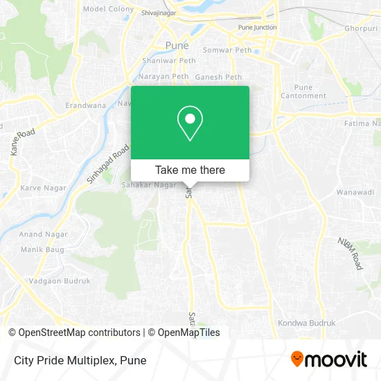 City Pride Multiplex map