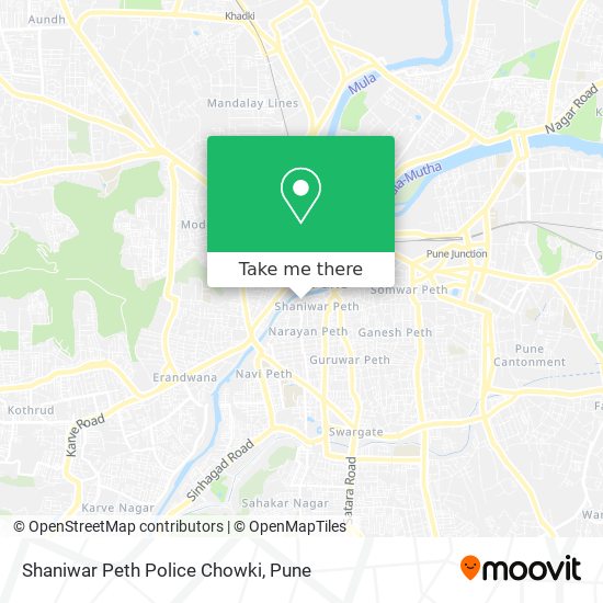 Shaniwar Peth Police Chowki map