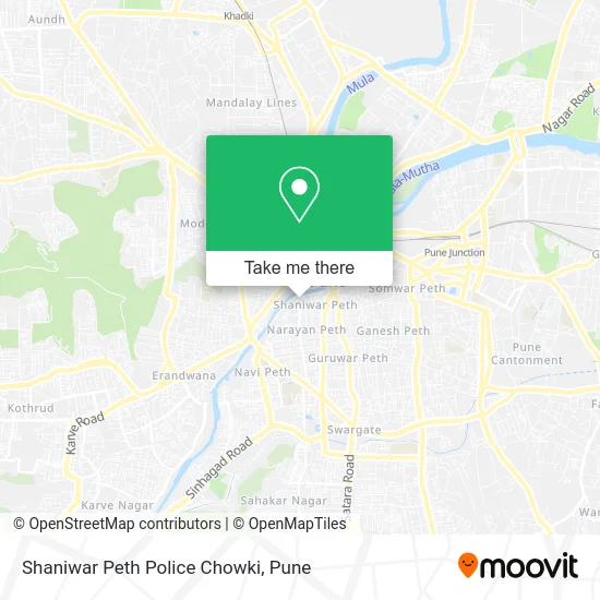 Shaniwar Peth Police Chowki map
