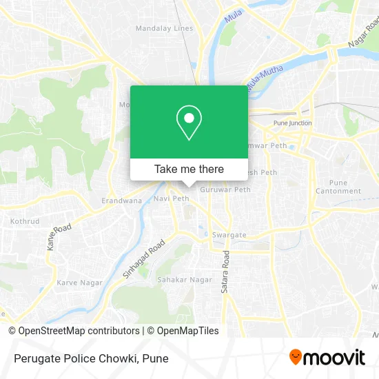 Perugate Police Chowki map