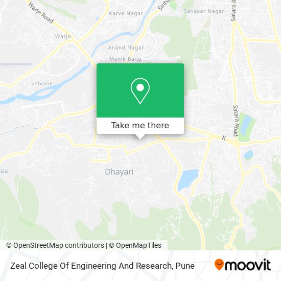 Zeal College Of Engineering And Research map
