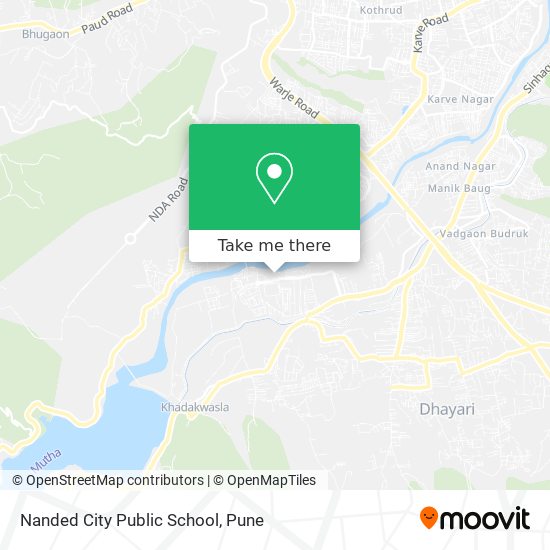 Nanded City Public School map