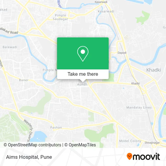 Aims Hospital map