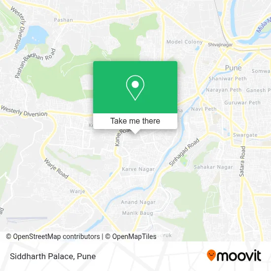 Siddharth Palace map