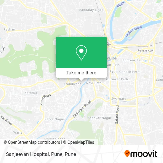 Sanjeevan Hospital, Pune map