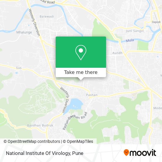 National Institute Of Virology map