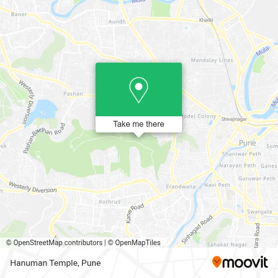 Hanuman Mandir map