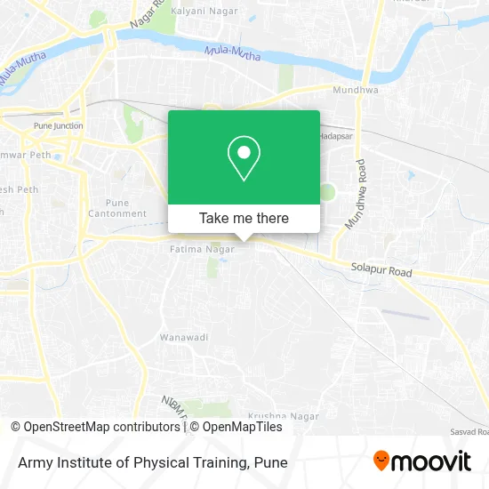 Army Institute Of Physical Training map