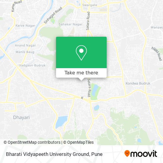 Bharati Vidyapeeth University Ground map