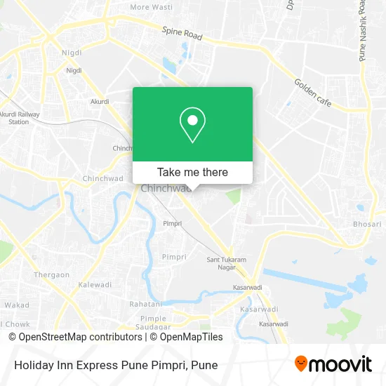 Holiday Inn Express Pune Pimpri map