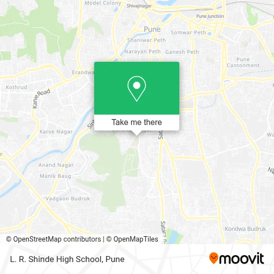 L. R. Shinde Highschool map