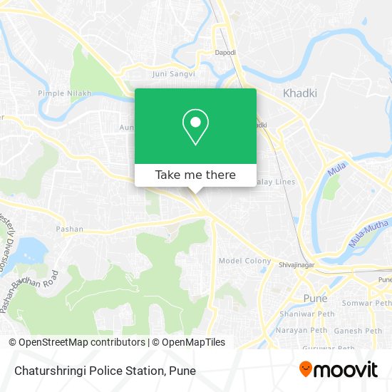 Chaturshringi Police Station map