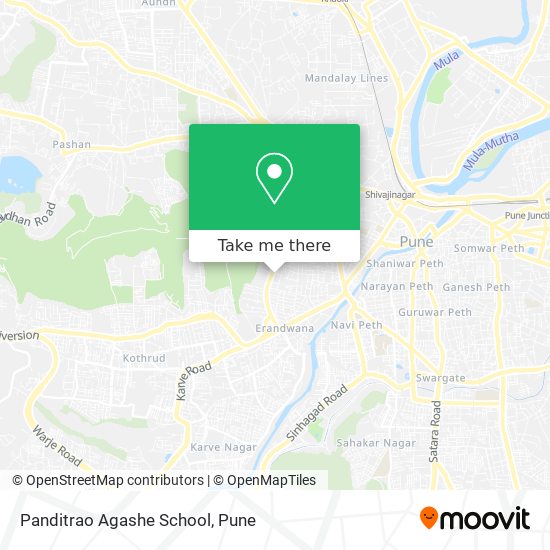 Panditrao Agashe School map