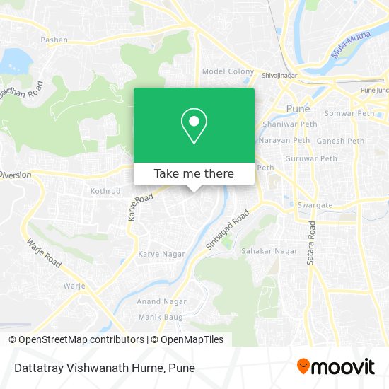 Dattatray Vishwanath Hurne map